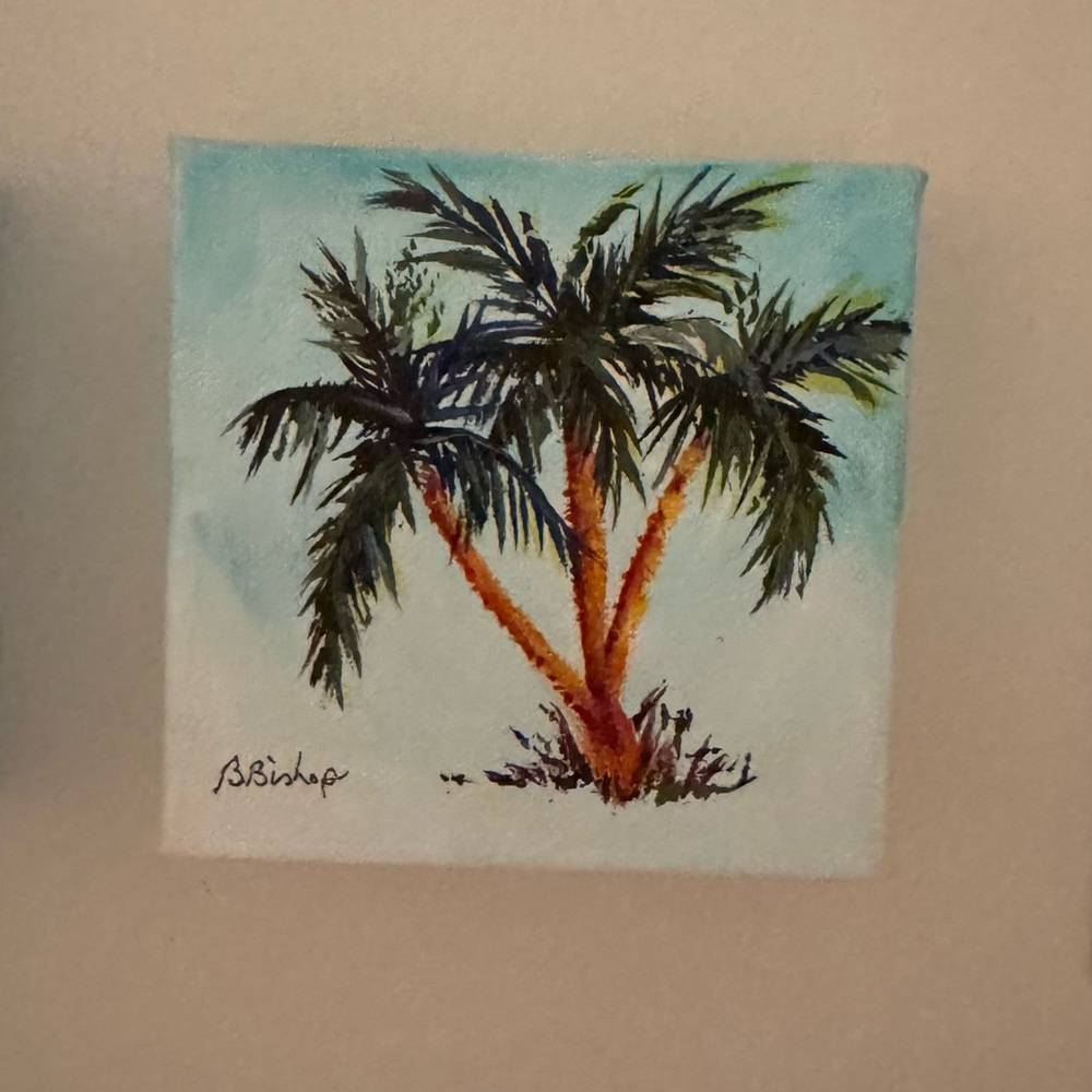 Tropical Palm Tree Canvas Art